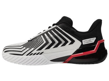 K-Swiss Men's Ultrashot 4 Court Shoes – White/Black/Mars Red