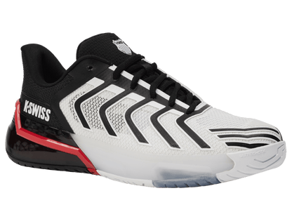 K-Swiss Men's Ultrashot 4 Court Shoes – White/Black/Mars Red