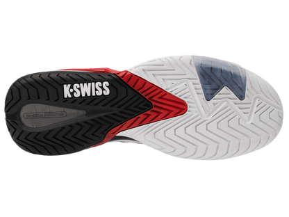K-Swiss Men's Ultrashot 4 Court Shoes – White/Black/Mars Red