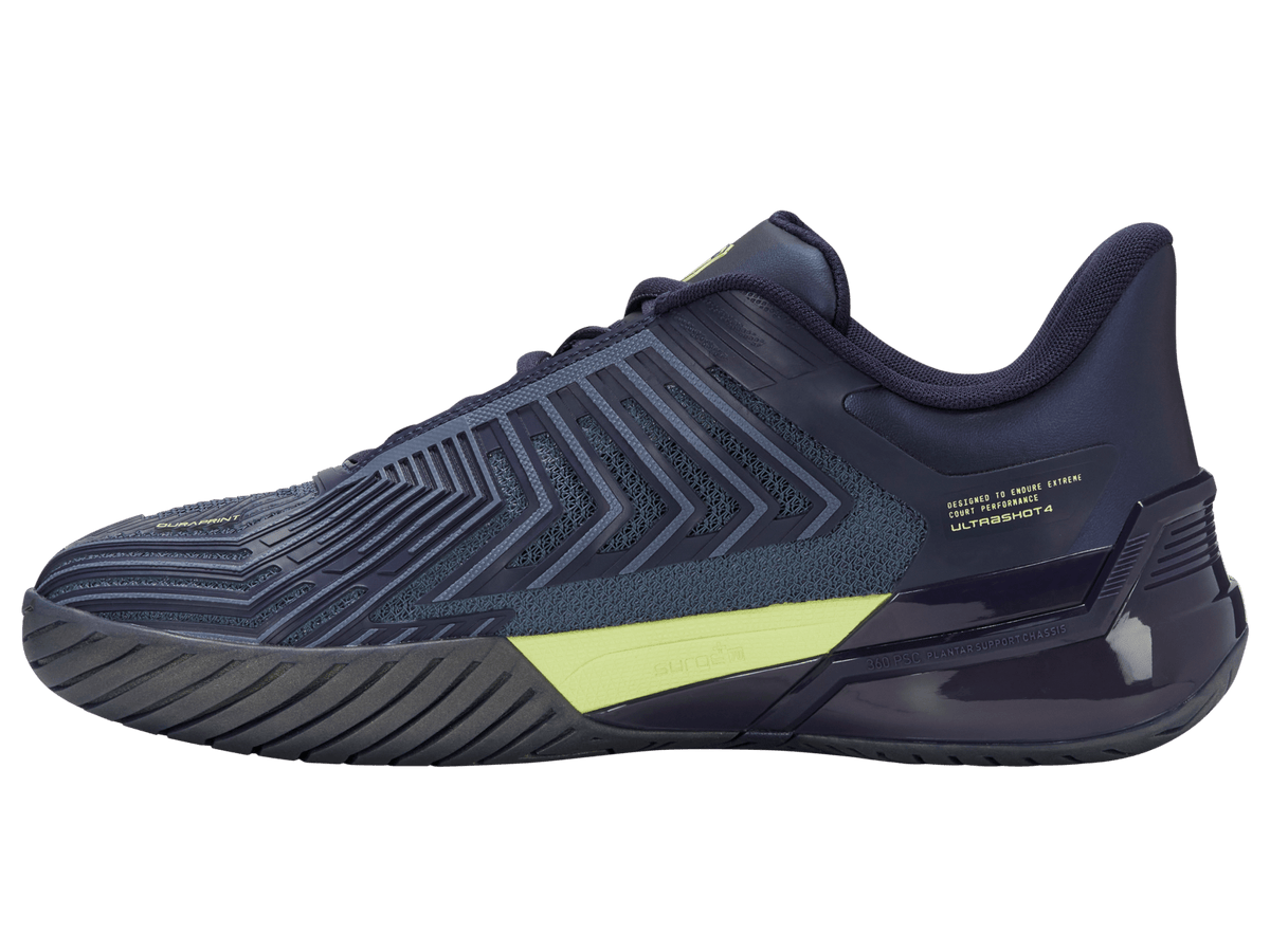 K-Swiss Men's Ultrashot 4 Court Shoes – Vintage Indigo/Naval Academy/Luminary Green
