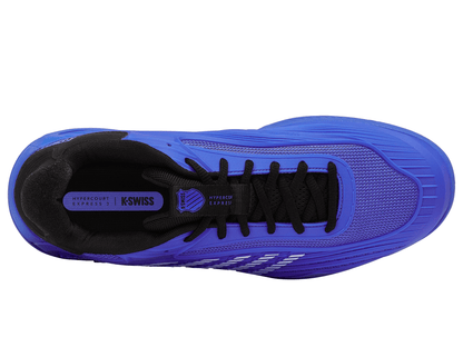 K-Swiss Men's Hypercourt Express 3 Court Shoes – Dazzling Blue/Black/White