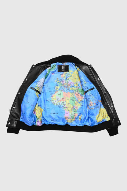 Baron Men's Lambskin Bomber Jacket