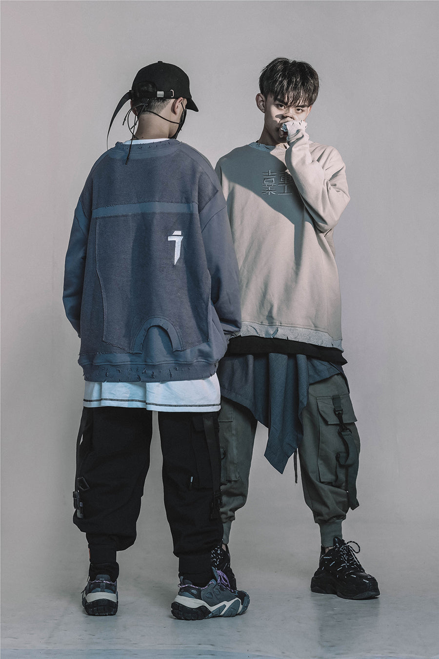 Industrial Ripped Crewneck