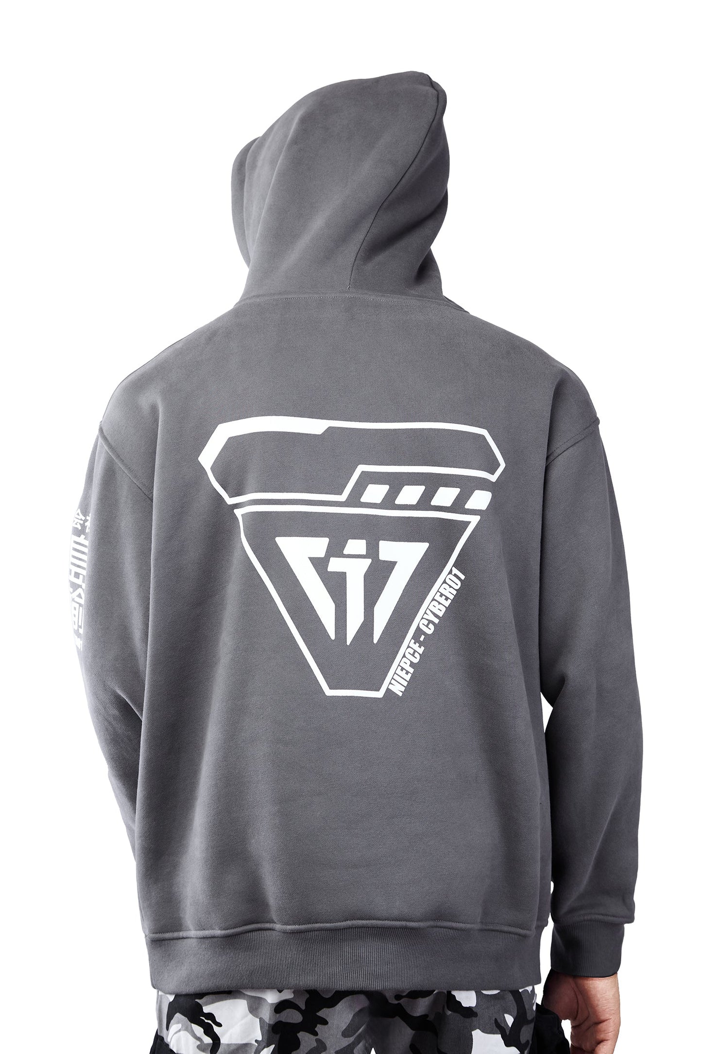 Cyber01 Hoodie | Grey