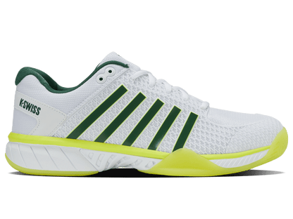 K-Swiss Men's Express Light Pickleball Shoes – White/Neon Lime/Eden