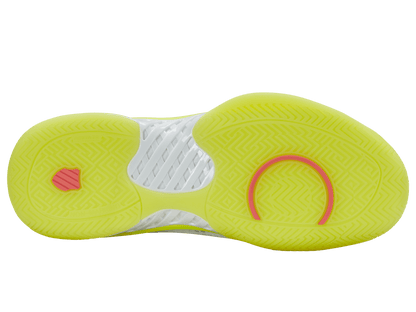 K-Swiss Men's Express Light Pickleball Shoes – White/Neon Lime/Eden