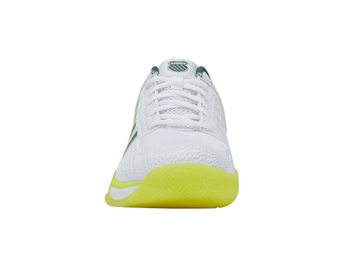 K-Swiss Men's Express Light Pickleball Shoes – White/Neon Lime/Eden