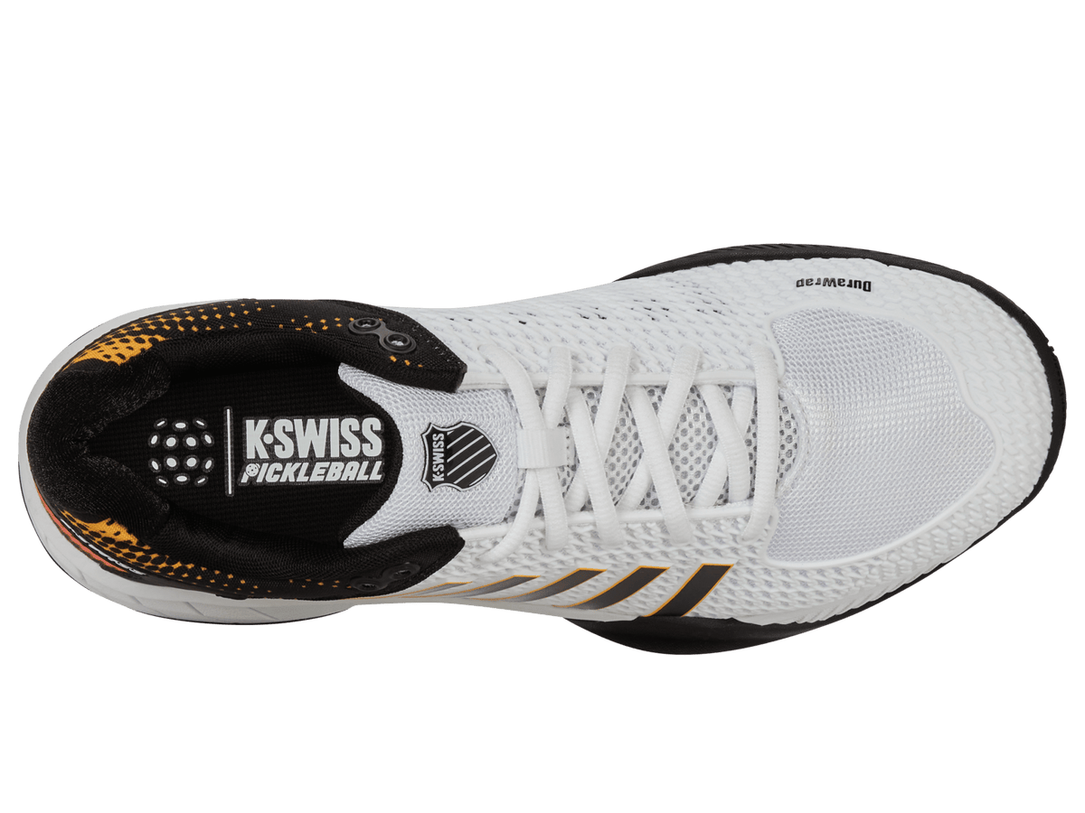 K-Swiss Men's Express Light Pickleball Shoes – White/Daffodil