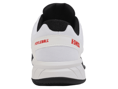 K-Swiss Men's Express Light Pickleball Shoes – White/Black/High Risk Red