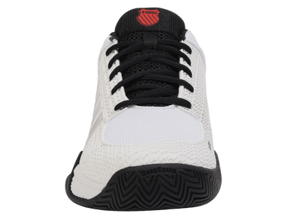 K-Swiss Men's Express Light Pickleball Shoes – White/Black/High Risk Red