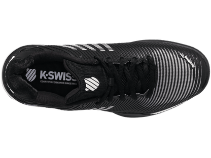 K-Swiss Men's Hypercourt Express 2 Court Shoes – Black/White/High Rise