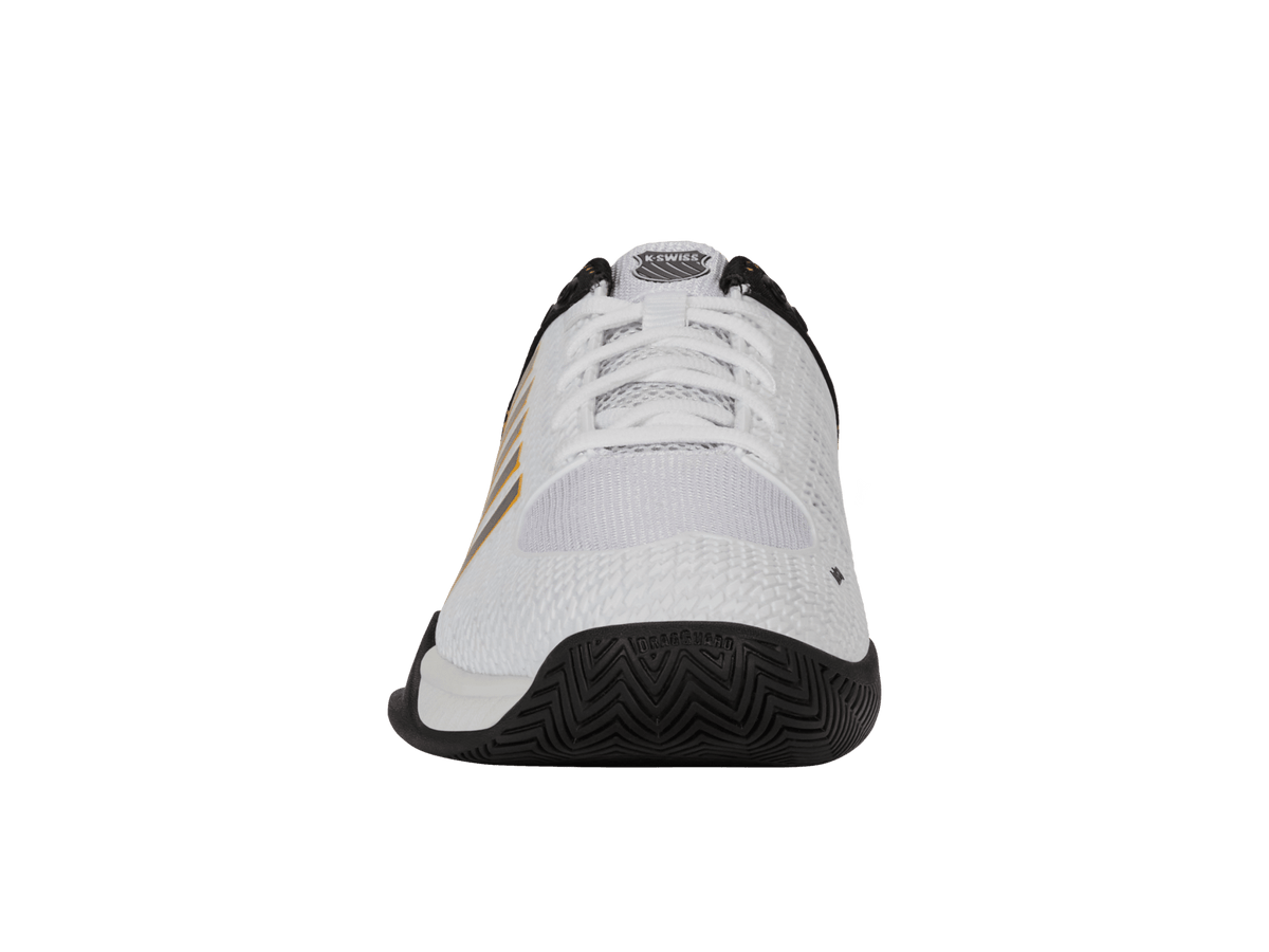 K-Swiss Men's Express Light Pickleball Shoes – 2E Wide, White/Daffodil