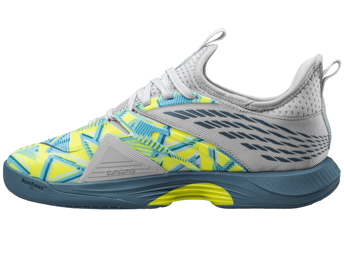 K-Swiss Men's Speedtrac Padel Shoes – Dawn Blue/Evening Primrose/Indian Teal