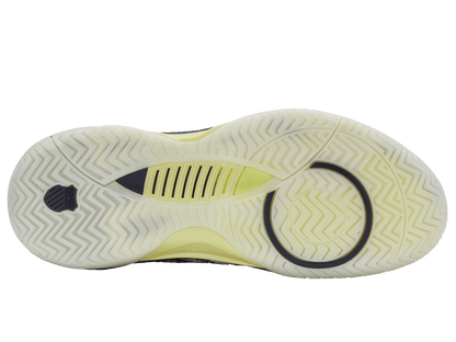 K-Swiss Men's Hypercourt Supreme 2 Court Shoes – Blanc de Blanc/Naval Academy/Luminary Green