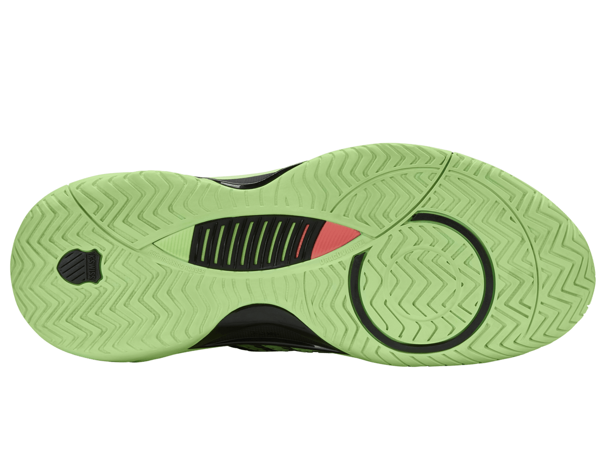 K-Swiss Men's Hypercourt Supreme 2 Court Shoes – Soft Neon Green/Black/Neon Lava