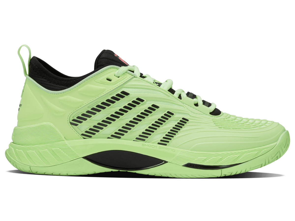 K-Swiss Men's Hypercourt Supreme 2 Court Shoes – Soft Neon Green/Black/Neon Lava