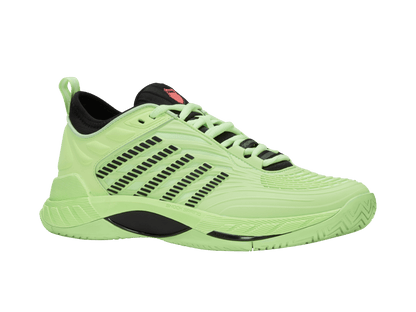 K-Swiss Men's Hypercourt Supreme 2 Court Shoes – Soft Neon Green/Black/Neon Lava