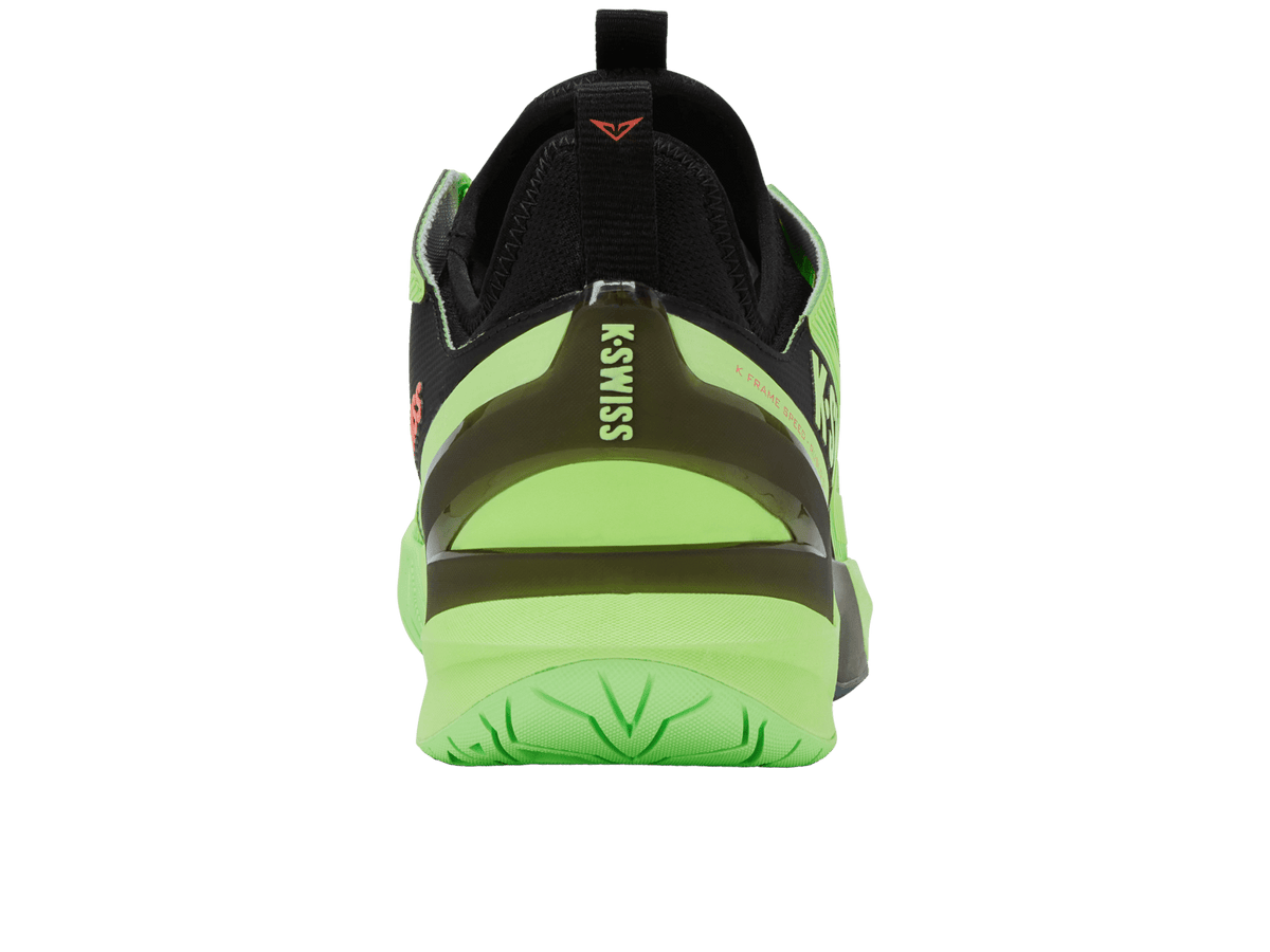 K-Swiss Men's K-Frame Speed Rublo Court Shoes – Soft Neon Green/Black/Neon Lava