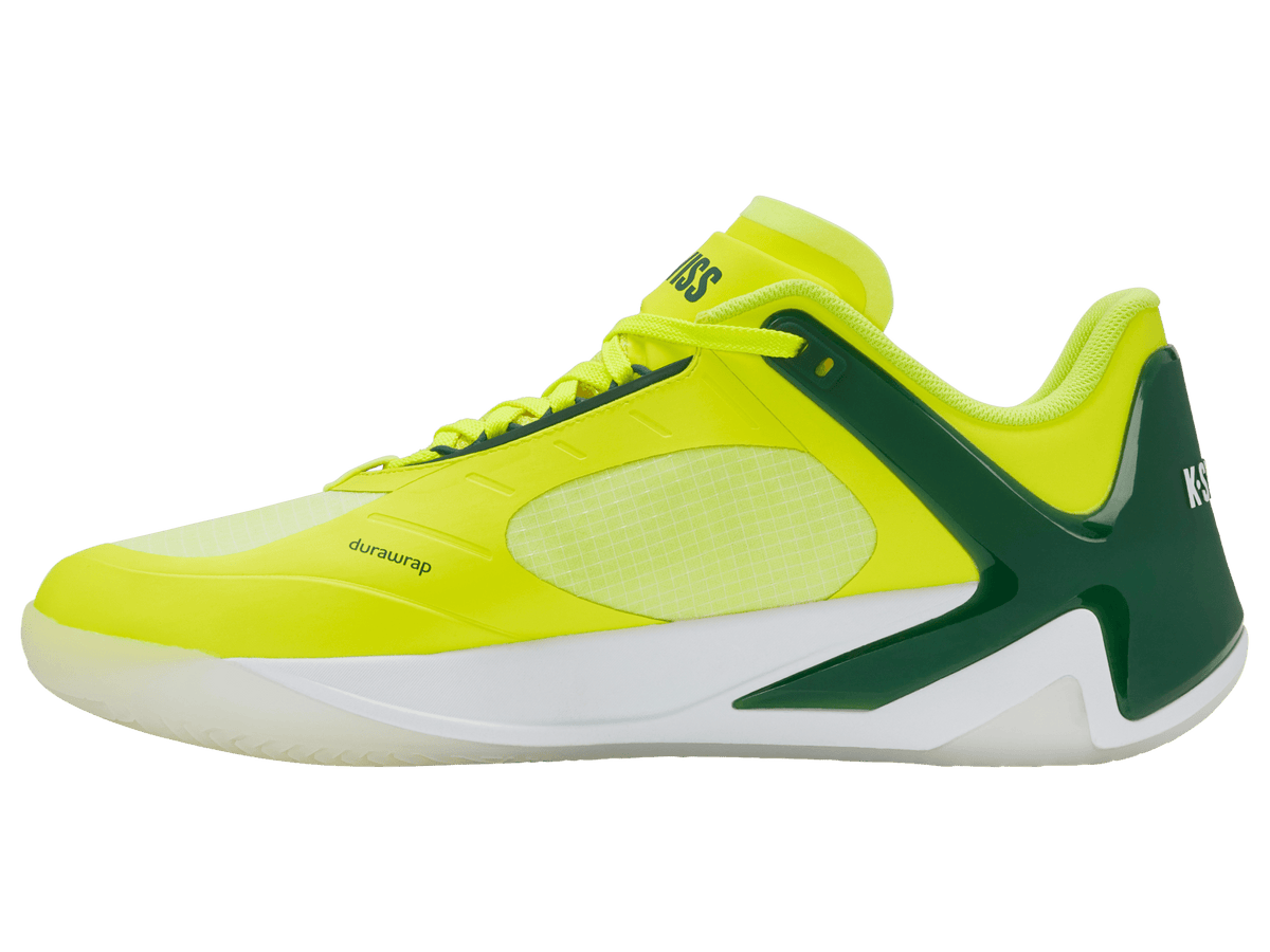 K-Swiss Men's K-Frame Pickleball Shoes – Neon Lime/Eden/White