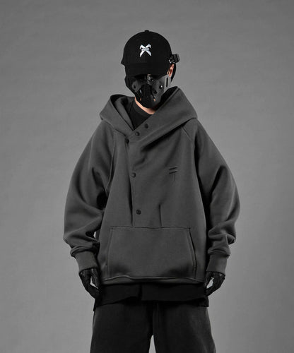 Layered Hoodie |Gray