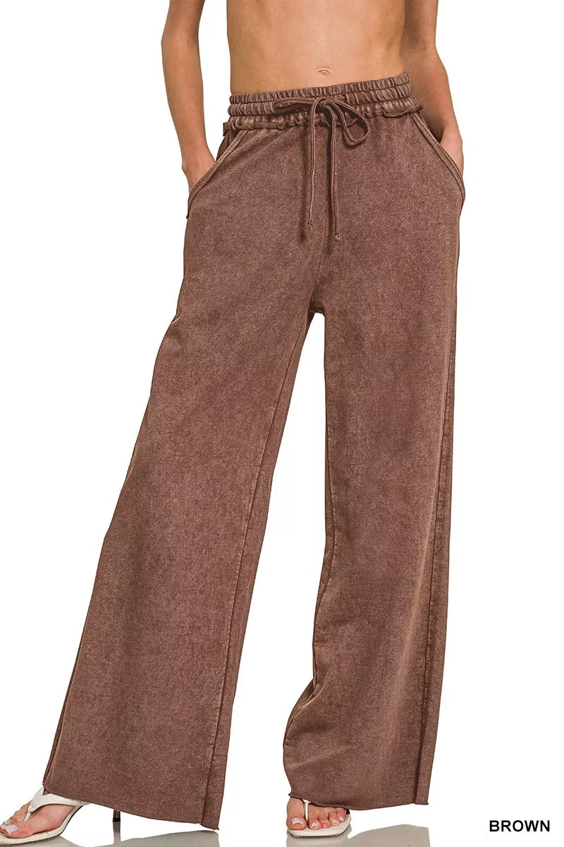 Washed French Terry Sweatpants
