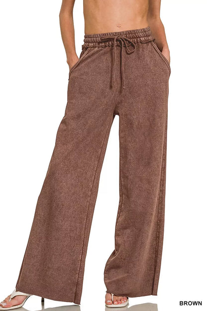 Washed French Terry Sweatpants