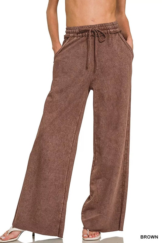 Washed French Terry Sweatpants