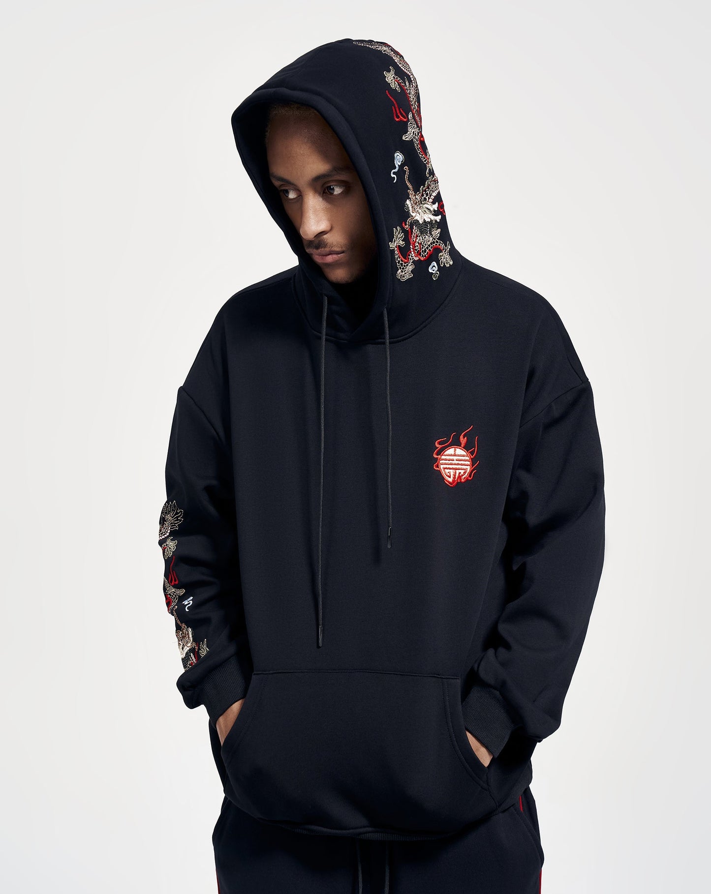 Dragon Embroidery Hoodie