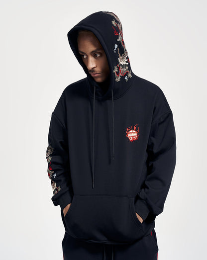 Dragon Embroidery Hoodie