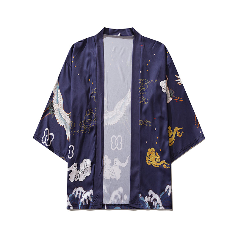 Purple Cranes Kimono