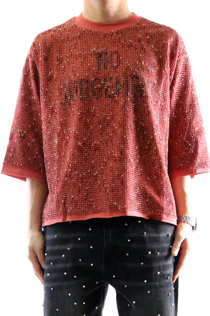 Celestial S/N Jersey 3/4 Sleeve Crop Top Tee
