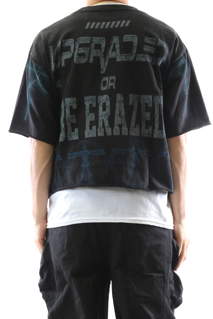 S/N Jersey 3/4 Sleeve Crop Top Tee