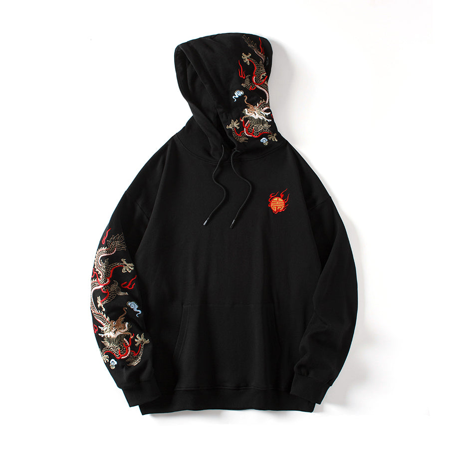Dragon Embroidery Hoodie
