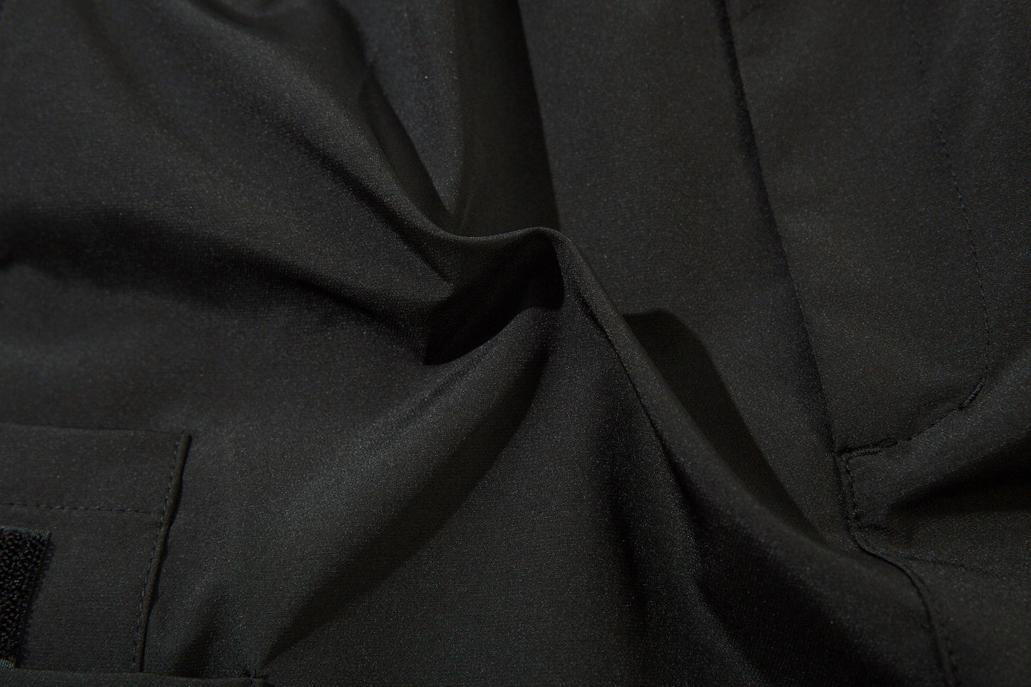 Matte Black Cargo Joggers