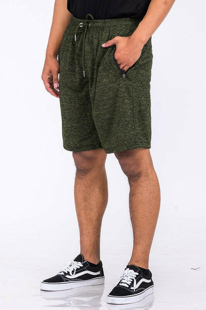 Marbled Active Running Shorts.