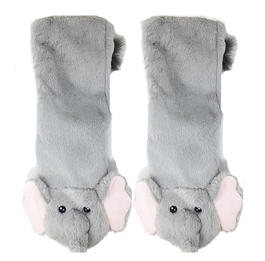 My Elephant - Women's Cozy Sherpa Slipper Socks