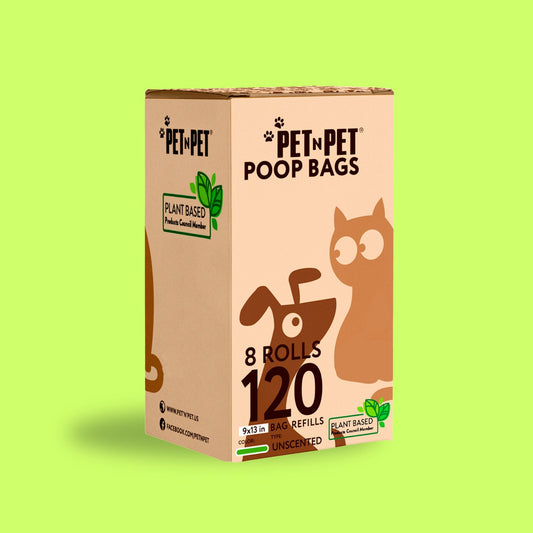 Plant-based Dog Poop Bags 120 Counts