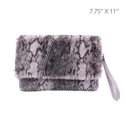 Fur Shoulder Clutch