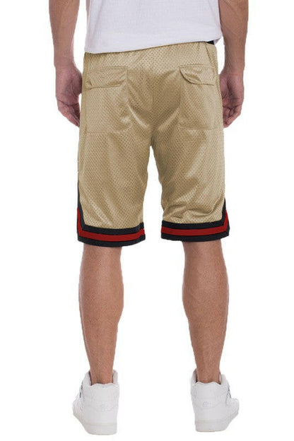 Striped Band Basketball Shorts.