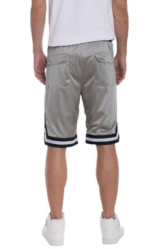 Striped Band Basketball Shorts.