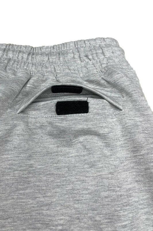 Cotton Blend Lounge Sweat Shorts.