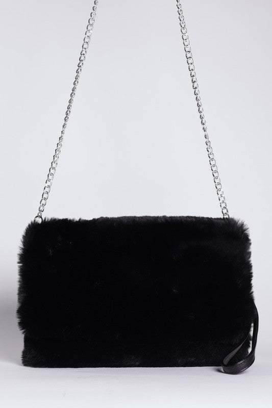 Fur Shoulder Clutch