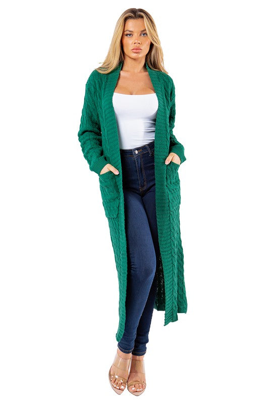 Long Maxi Sweater Cardigan