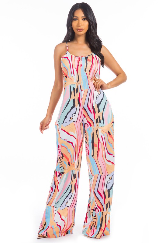 Wavy Color Jumpsuit