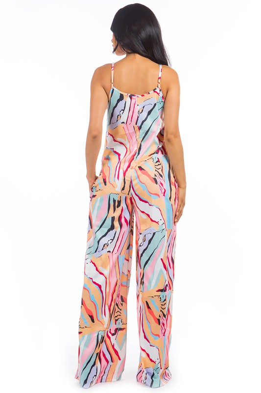 Wavy Color Jumpsuit