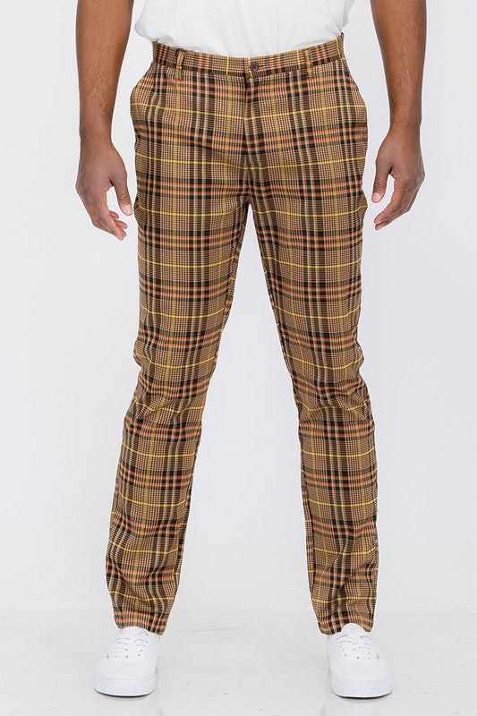 Plaid Trouser Pants