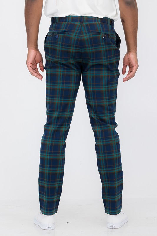 Plaid Trouser Pants