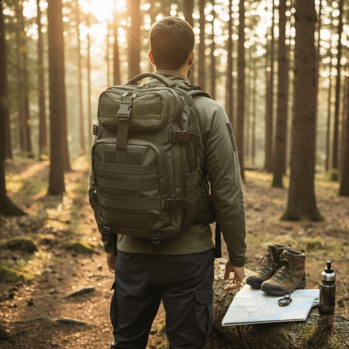 Tactical Large 40L Tactical Backpack Survival Bag