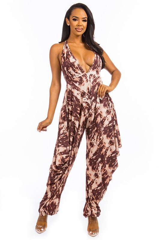 Muddy Tie Dye Jumpsuit