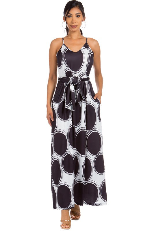 Polka Dot Maxi Dress